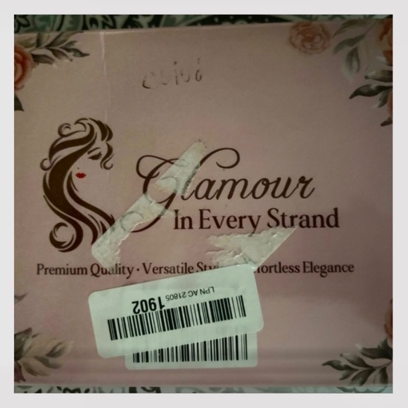 22” Brown Red Highlighted  Hair Topper Straight High Density Synthetic - Picture 5 of 6